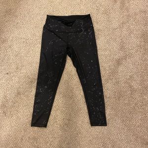 Zella black splatter design leggings